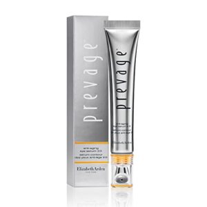 Elizabeth Arden PREVAGE Under Eye Serum 2.0, Anti Wrinkle Serum with Cooling Tip, Fixes Crow's Feet, Puffiness, Dark Circles, and Loss of Radiance and Firmness, Safe for All Skin Types, 0.6 oz Tube
