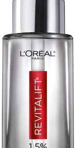 L'Oreal Paris Revitalift 1.5% Pure Hyaluronic Acid Face Serum, Hydrate & Reduce Wrinkles, Fragrance Free 1 oz