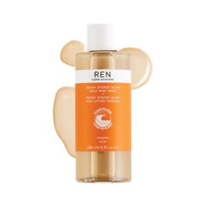 REN Clean Skincare AHA BHA Liquid Exfoliant for Face - Salicylic Acid & Lactic Acid Exfoliator with Azelaic Acid Precursors, Brightening Exfoliating Toner for Blemish-Prone Skin, 3.3 Fl Oz